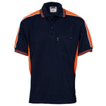 Polyester Cotton Panel Polo Shirt - Short Sleeve