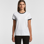 Womens AS Colour Ringer Tee 4053